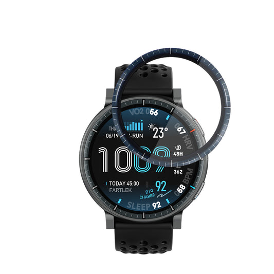 Pellicola protettiva Schermo Techsuit Nano Flex per Amazfit Active Max, Plastica, Set 2 pezzi, Nera