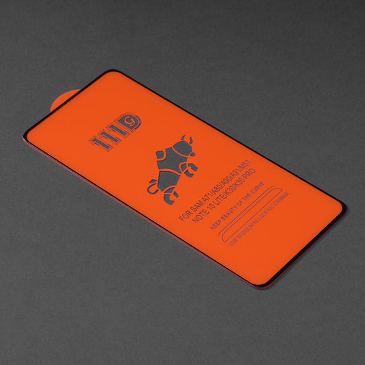 Pellicola protettiva per schermo Techsuit per Huawei P smart 2021, Vetro temperato, Full Glue, 111D, Nero