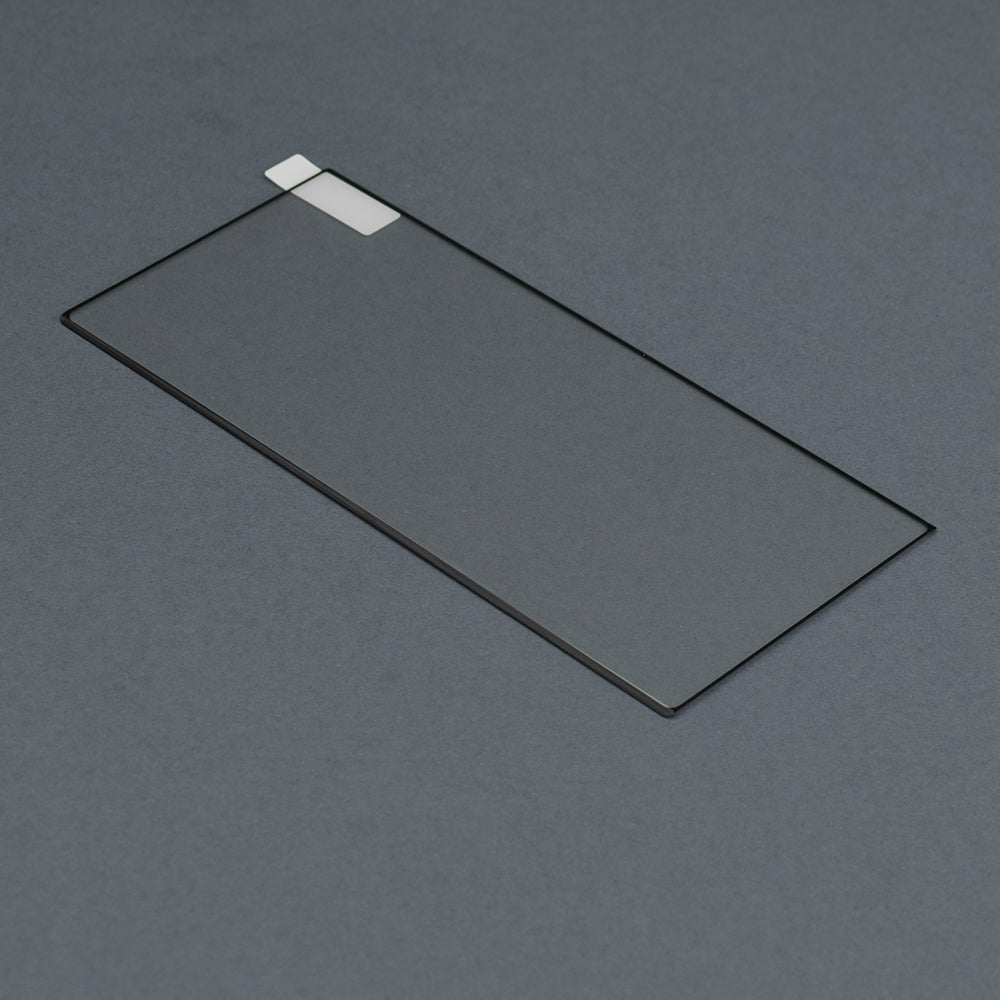 Pellicola Protettiva per Schermo Techsuit per Samsung Galaxy S22 Ultra 5G S908, Vetro Temperato, Full Glue, 111D, Nero