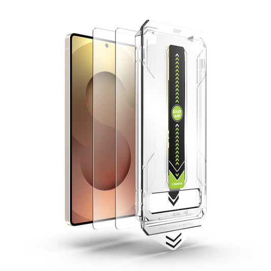 Pellicola protettiva per schermo Techsuit TitanGlass CrystalHD per Samsung Galaxy A56 A566 / S24 FE S721, Vetro temperato, Full Glue, Set da 2 pezzi