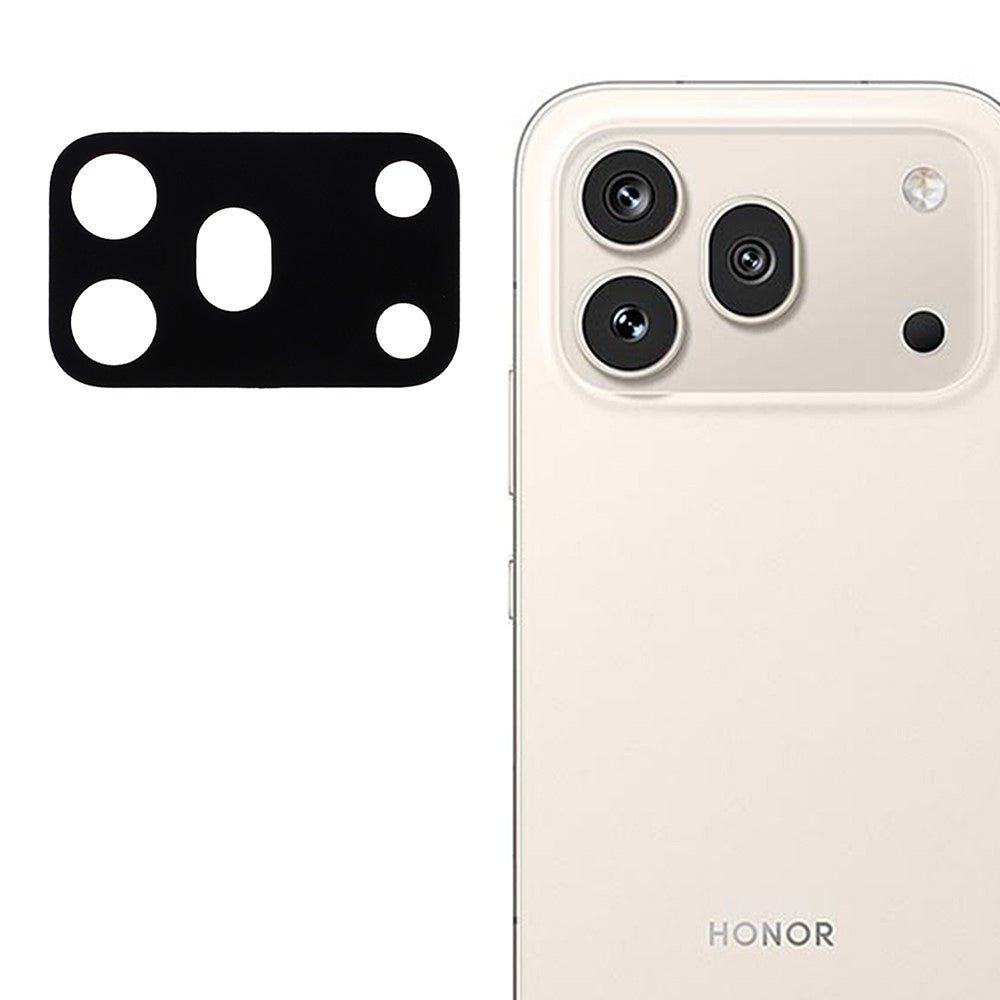 Pellicola protettiva Techsuit per Honor 600 Pro, Vetro Temperato, Nero