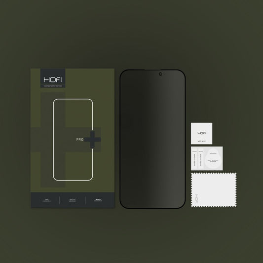 Pellicola Protettiva Schermo Privacy HOFI PRO+ per Apple iPhone 14 Pro, Vetro Temperato, Full Glue