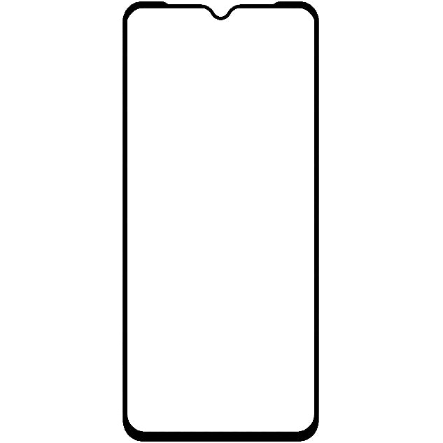 Pellicola Protettiva Schermo OEM per Xiaomi Redmi 9A / Xiaomi Redmi 9C, Vetro Temperato, Full Face, Full Glue, 5D, 0.3mm, Nera