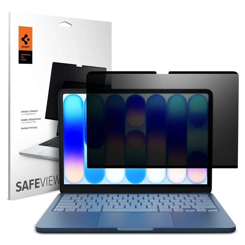 Pellicola Protettiva Schermo Privacy Spigen Safe View Magnetic per Apple MacBook Neo 13 pollici, Plastica AFL11670