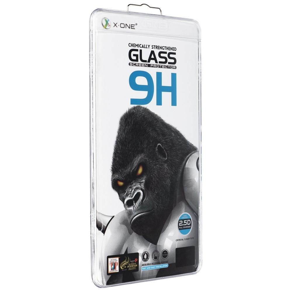 Pellicola protettiva per schermo X-One per Samsung Galaxy S23 Ultra S918, vetro temperato, Full Glue, 3D, compatibile con custodia, nera