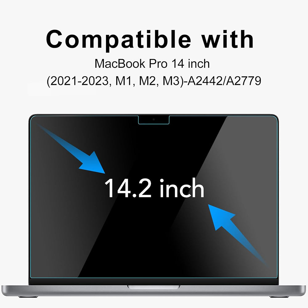 Pellicola Protettiva Schermo Opaca Anti Luce Blu Techsuit VisionProX per Apple MacBook Pro 14 pollici (2024), Plastica