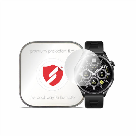 Pellicola Protettiva Smart Protection Premium Classic per Honor Watch 6, Plastica, Set da 4 pezzi