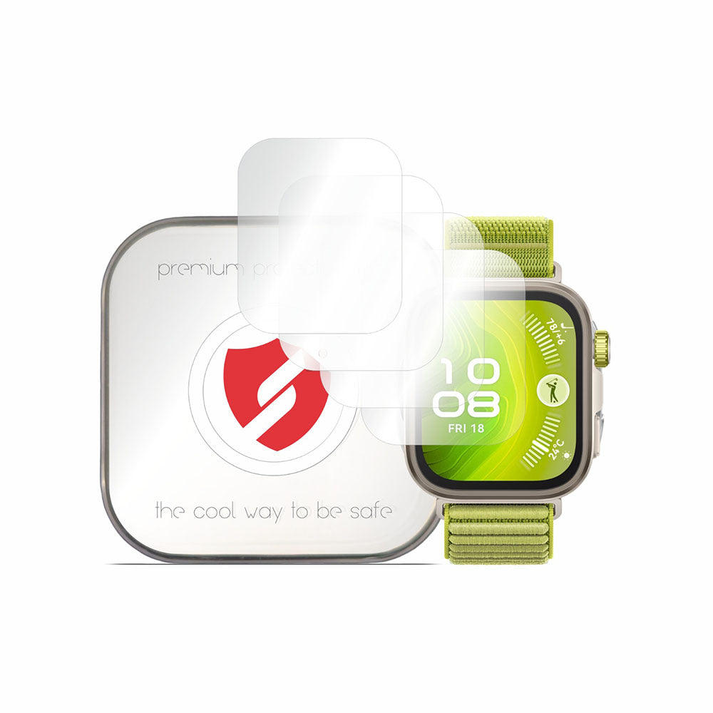Pellicola Protettiva Smart Protection Premium Classic per Huawei Watch Fit 4 Pro, Set da 4 pezzi, Plastica