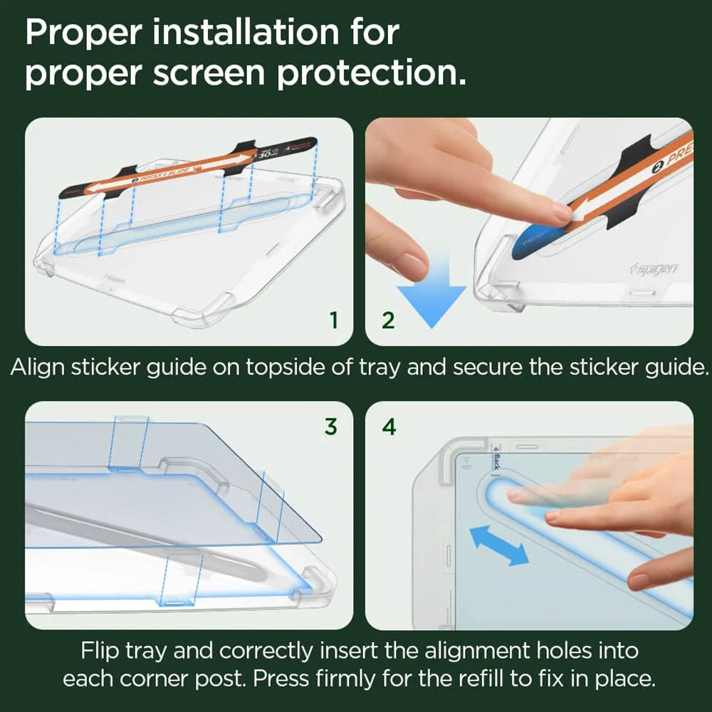 Pellicola Protettiva Spigen GlastR EZ FIT Anti-Riflesso per Navigazione Tesla 3 (2021 - 2023), Vetro Temperato AGL04338