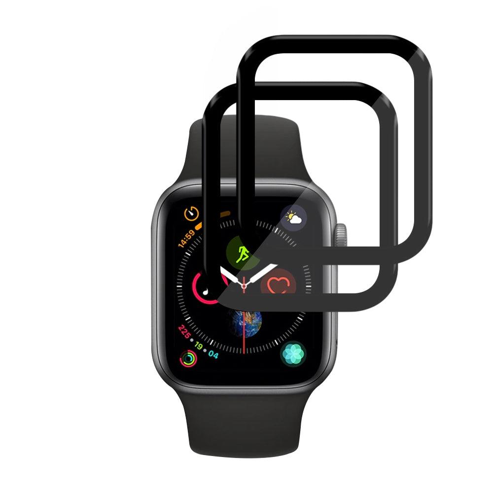Pellicola Protettiva Techsuit Nano Flex per Apple Watch Serie 40mm, Set 2 pezzi, Plastica, Nera