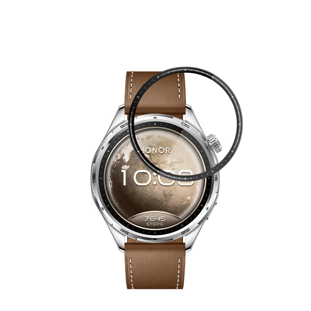Pellicola Protettiva Techsuit Nano Flex per Honor Watch 6, Plastica, Set 2 pezzi, Nera