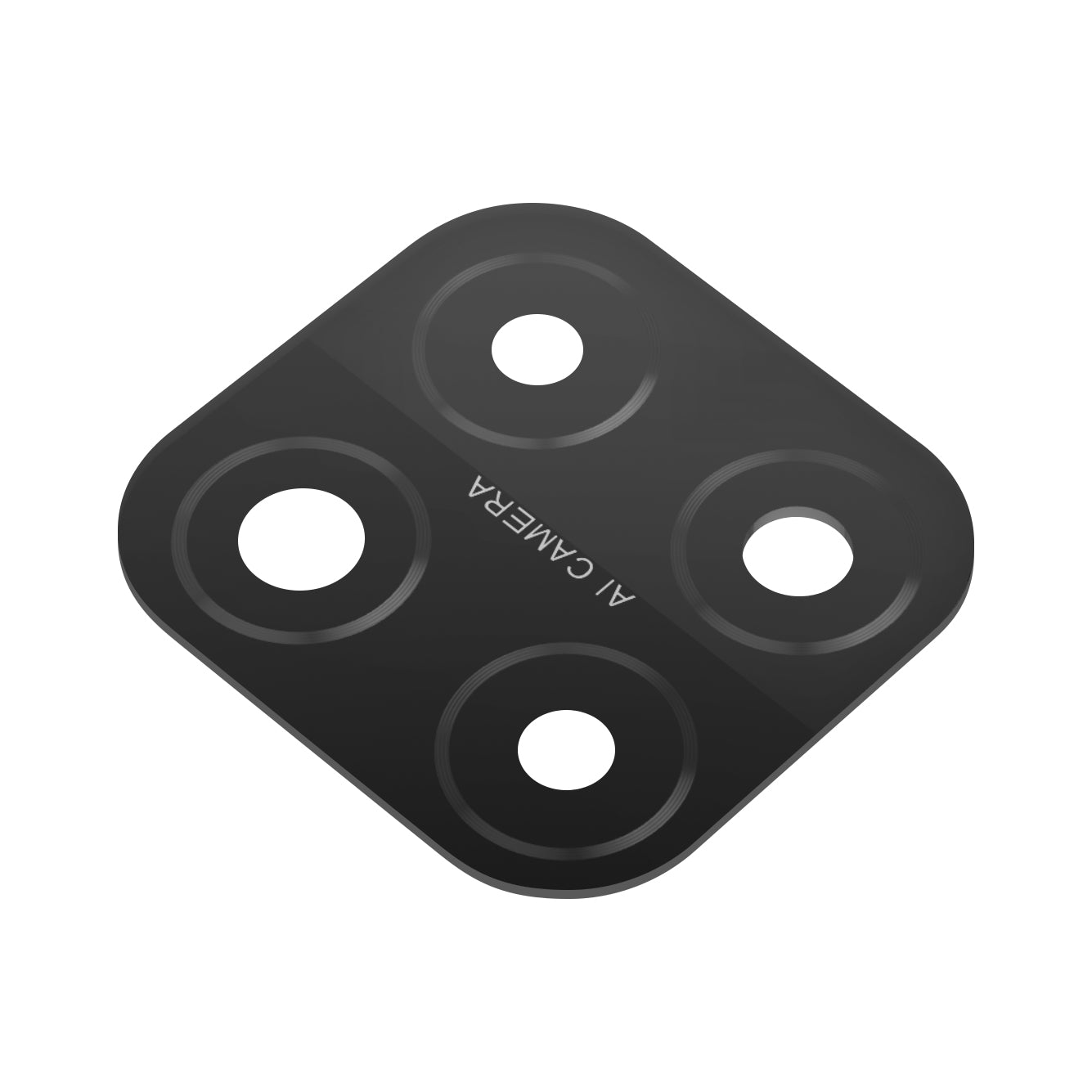 Vetro Fotocamera Posteriore Oppo A15, Nero