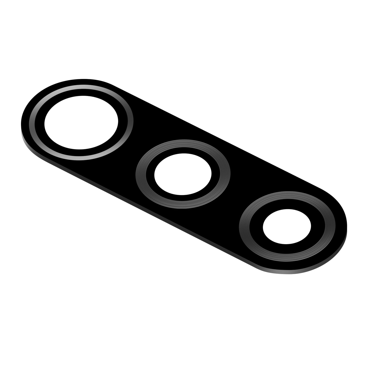 Vetro della fotocamera posteriore Xiaomi Redmi 9, nero