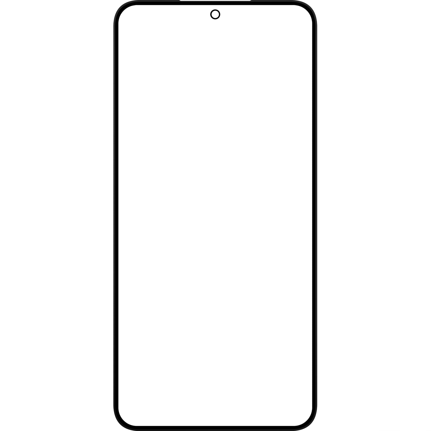 Vetro Schermo + OCA Forward Shield per Samsung Galaxy S22+ 5G S906, Nero