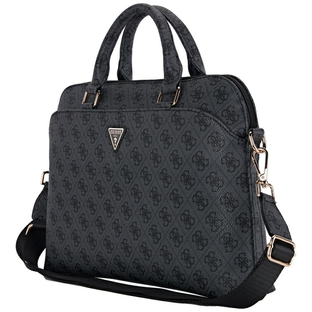 Borsa Guess 4G Triangle Logo per Laptop 15inch, Nera