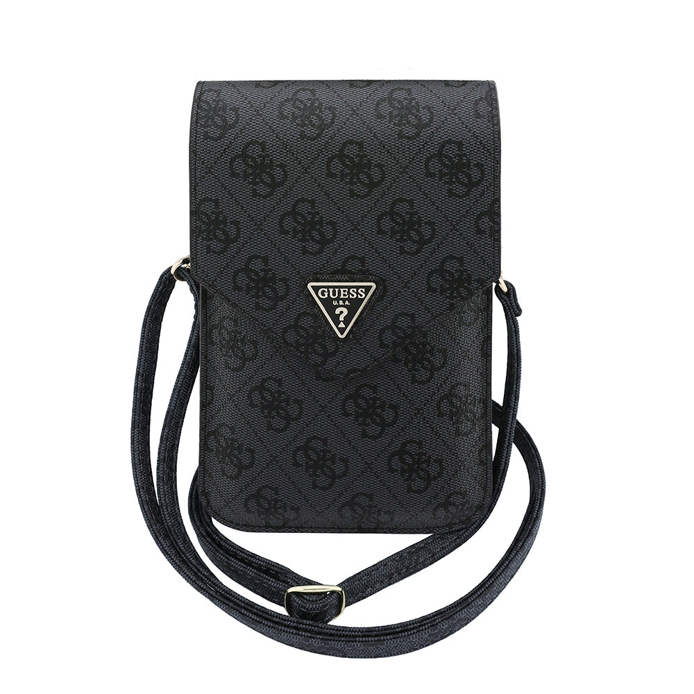Borsa Universale per Telefono, Guess, Fliptok Triangle 4G, Nera