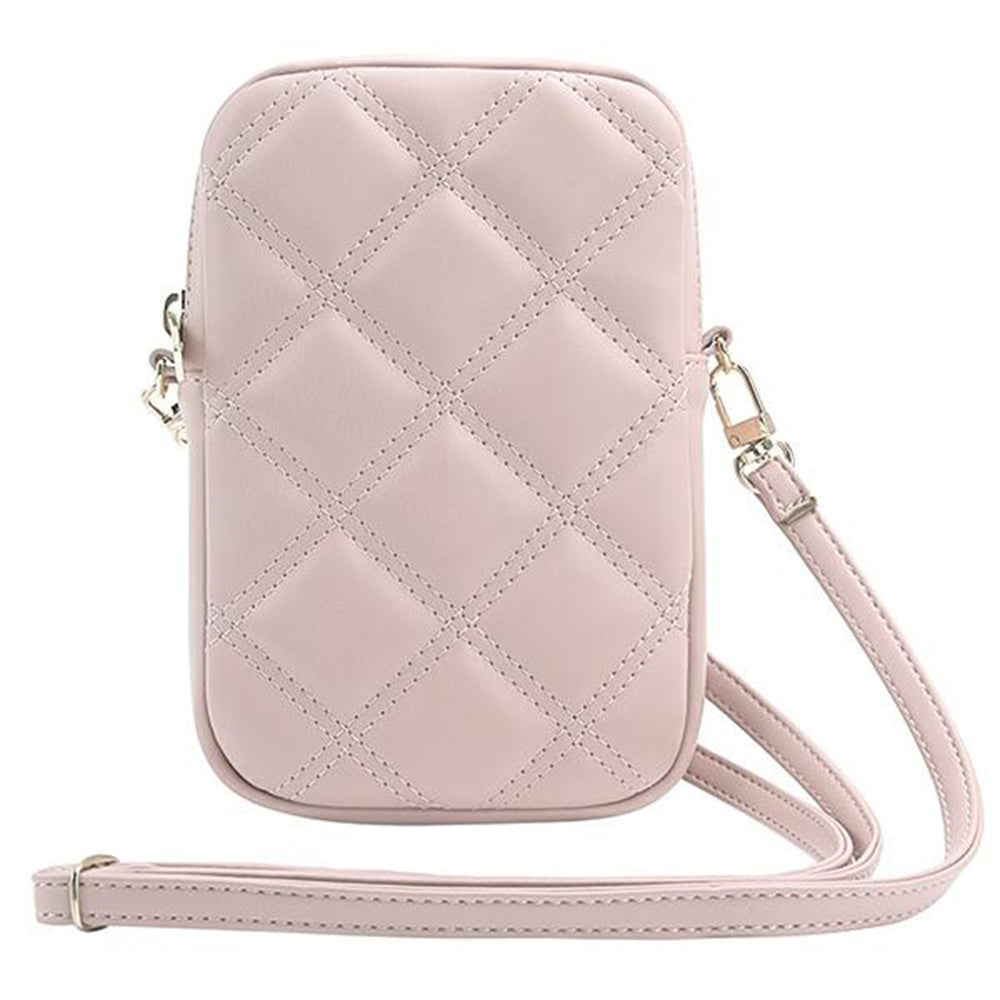 Borsa Universale per Telefono, Guess, Quilted 4G, Rosa