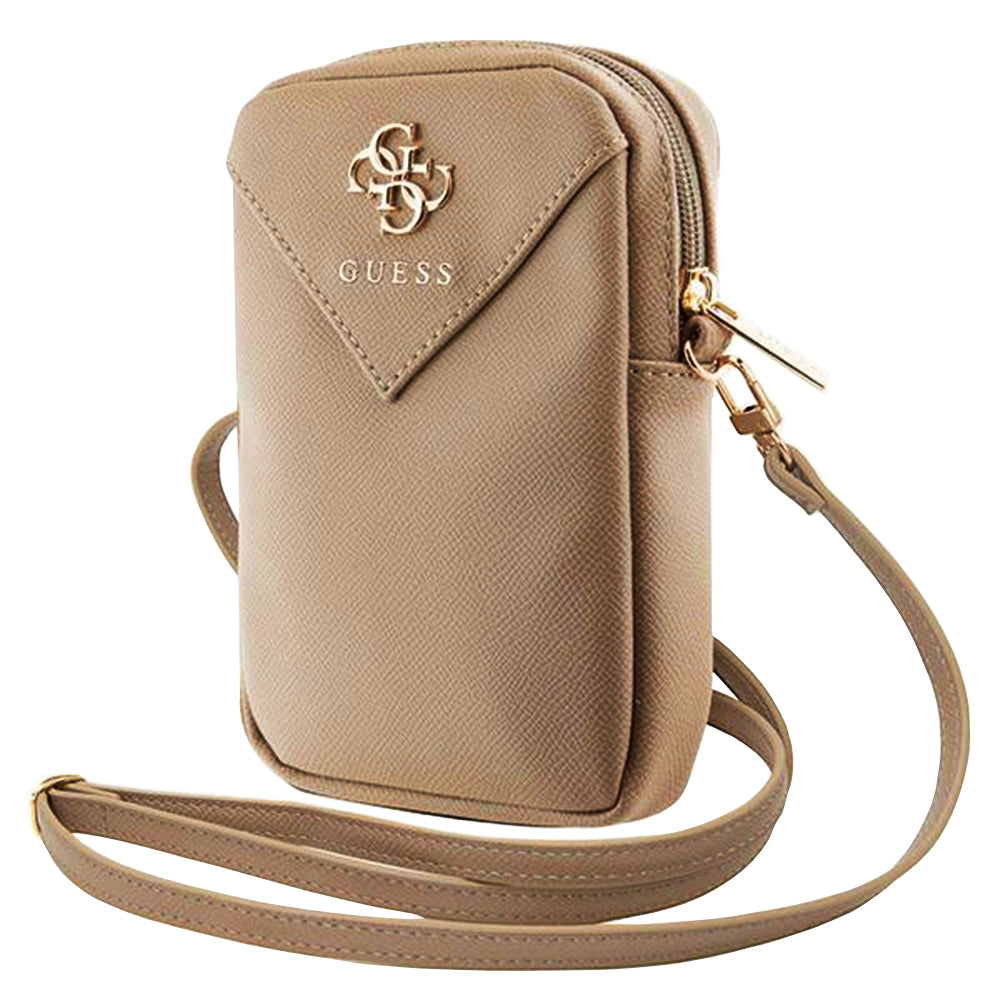 Borsa Universale per Telefono, Guess, Triangle 4G, Dorata