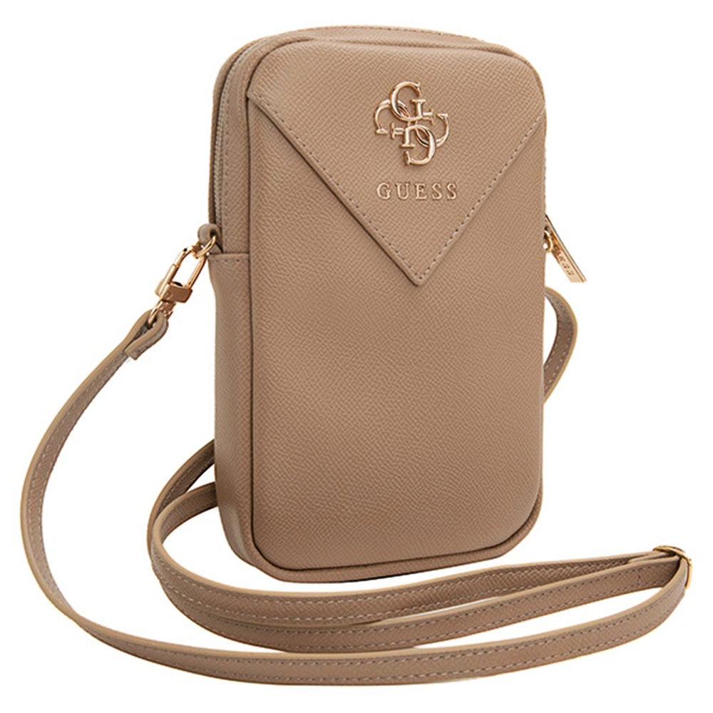 Borsa Universale per Telefono, Guess, Triangle 4G, Dorata