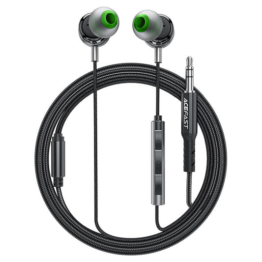 Auricolari 3.5mm Acefast L4, Nero