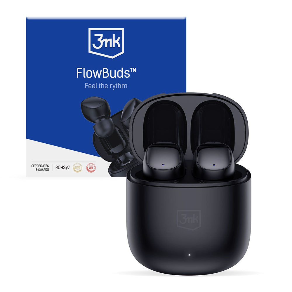 Auricolari Bluetooth 3MK FlowBuds, TWS, Nero