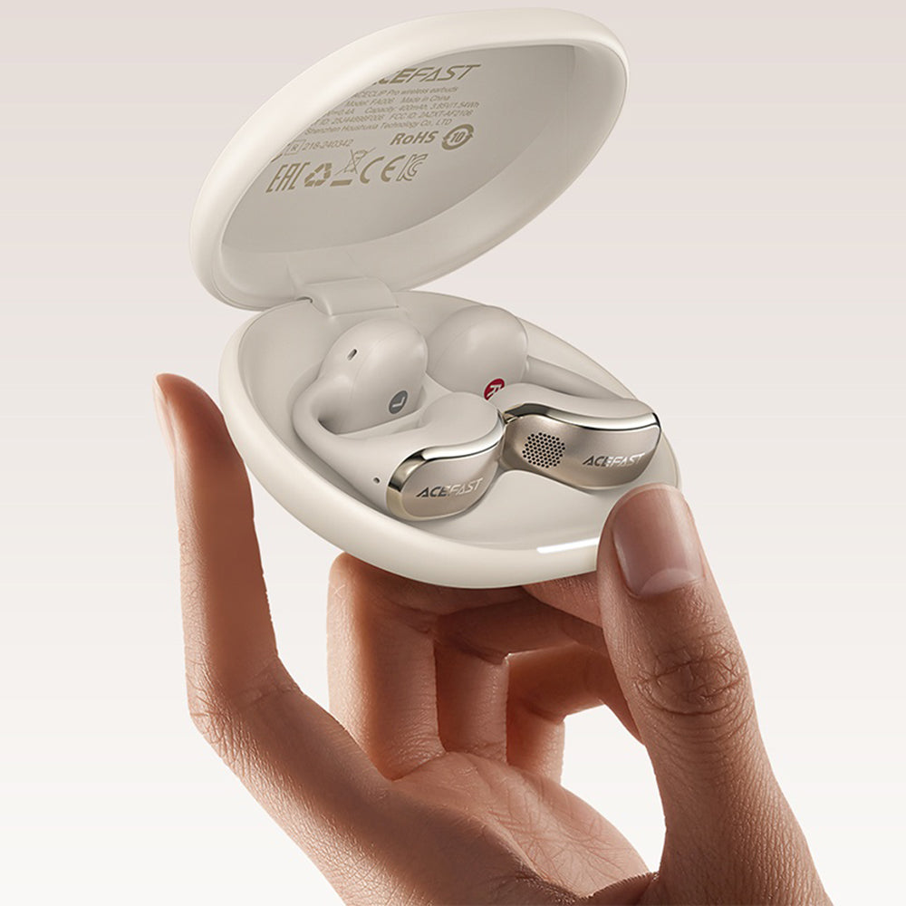Auricolari Bluetooth Acefast Aceclip Pro, TWS, Dorato