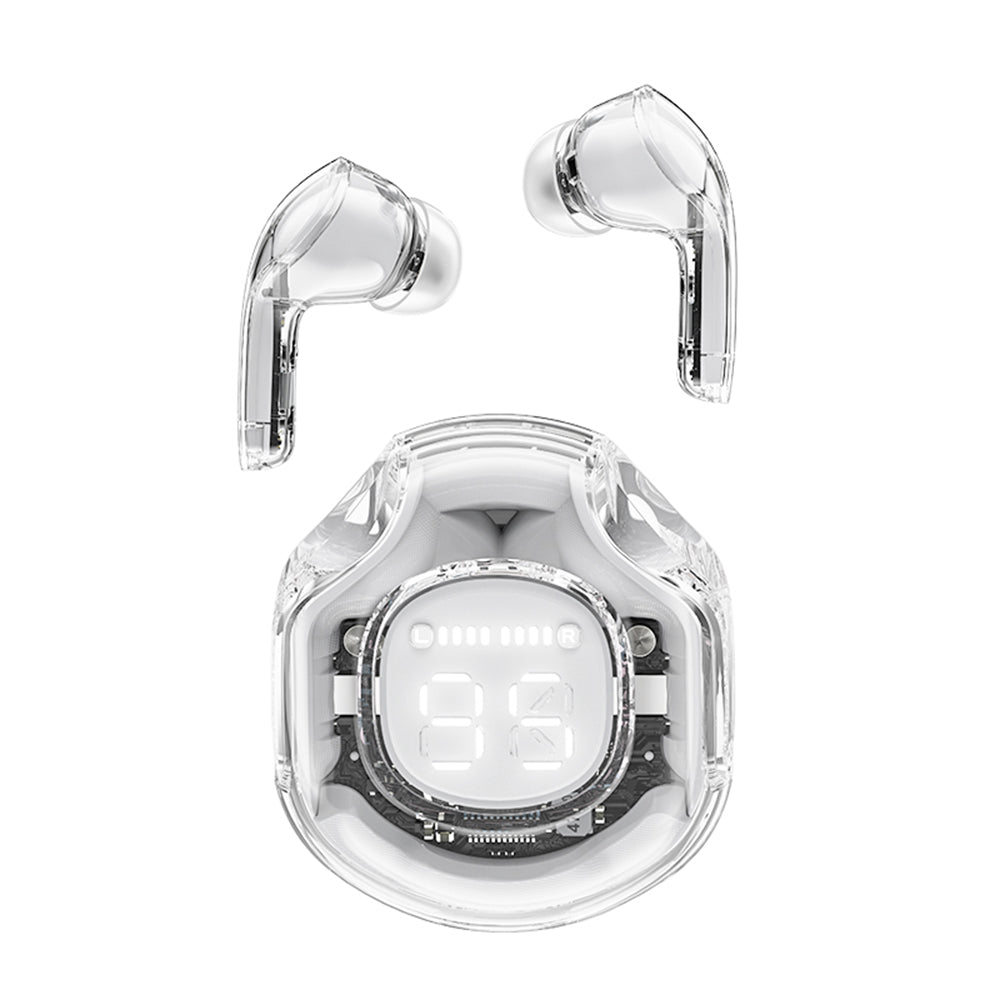 Handsfree Bluetooth Acefast T8, TWS, Bianco