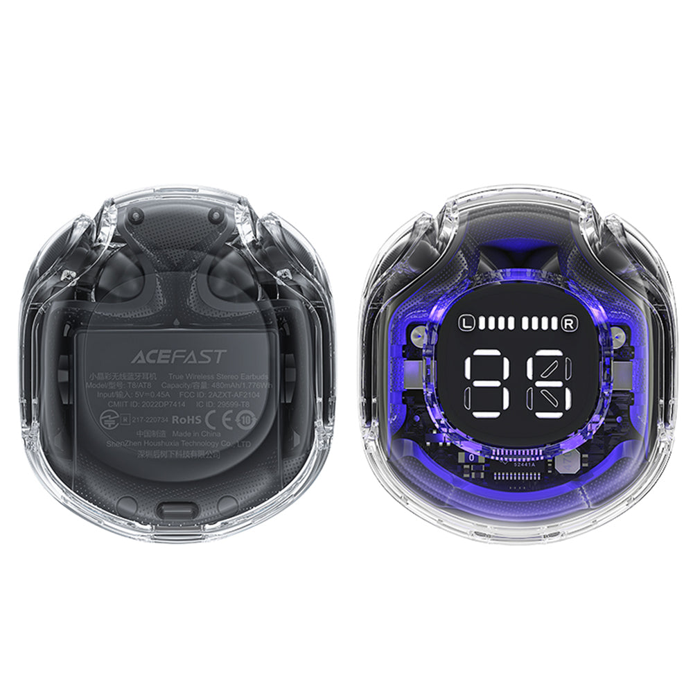 Auricolari Bluetooth Acefast T8, TWS, Nero