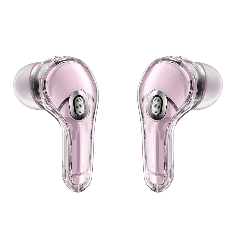 Handsfree Bluetooth Acefast T8, TWS, Rosa