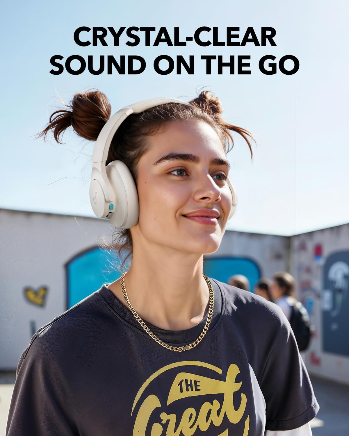 Handsfree Bluetooth Anker Soundcore Q11i, MultiPoint, A2DP, Bianco A3005G21