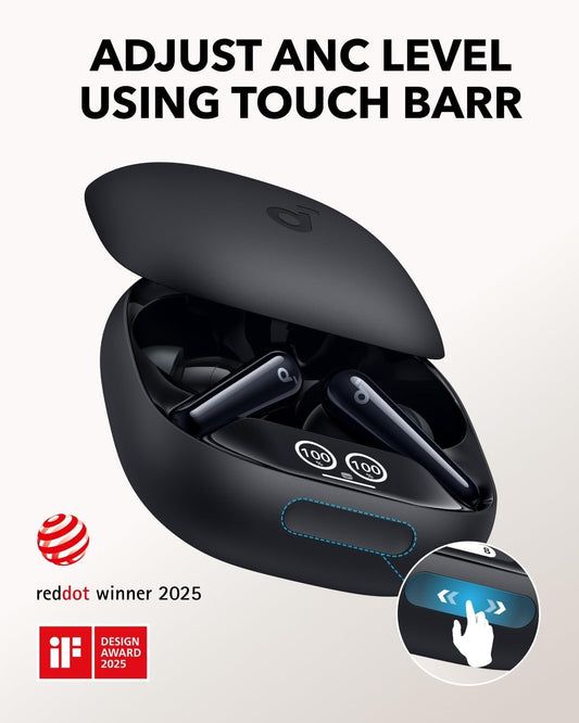 Auricolare Bluetooth Anker Soundcore Liberty 4 Pro, TWS, ANC, Nero A3954G11