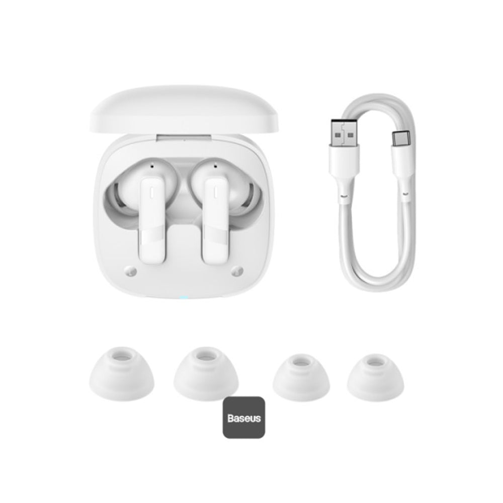 Handsfree Bluetooth Baseus Bowie E20, TWS, Bianco A00069700223-00