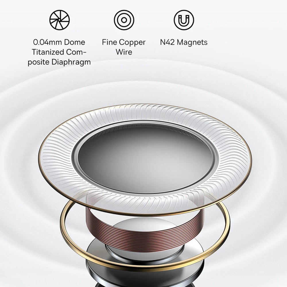 Handsfree Bluetooth Baseus Bowie M2, TWS, Bianco A00024000221-Z1