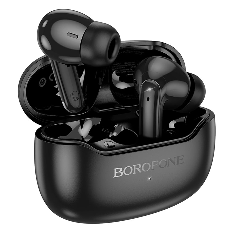 Auricolari Bluetooth Borofone FQ1 Shine, TWS, Nero