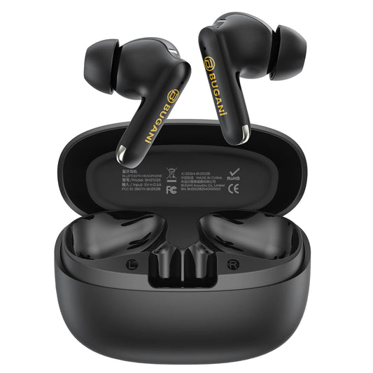 Auricolari Bluetooth Bugani Freebuds B20, TWS, ANC, Nero