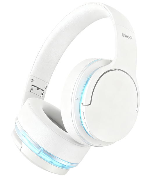 Auricolare Bluetooth BWOO BO-BW587, A2DP, ANC, Bianco