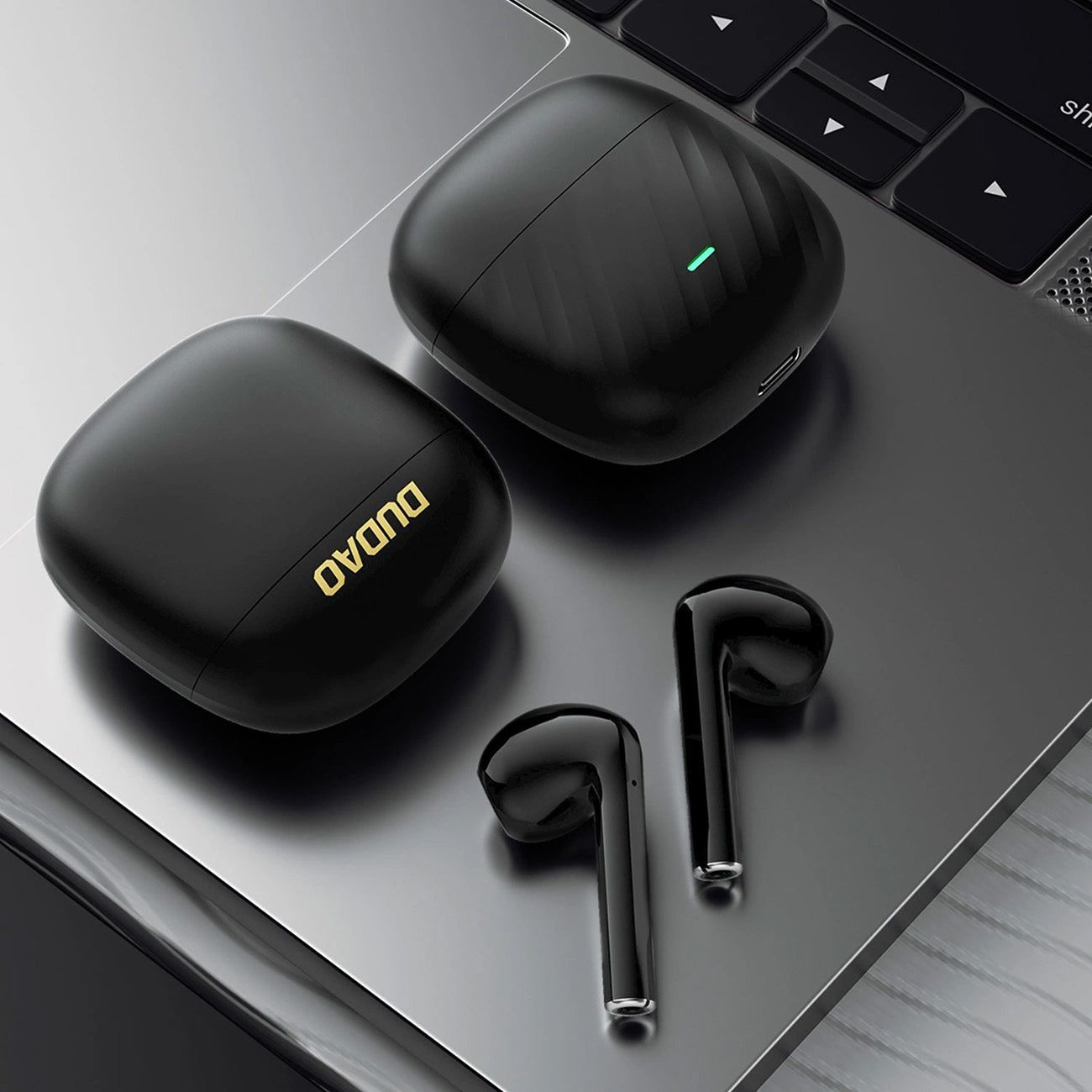 Auricolari Bluetooth Dudao U14+, TWS, Nero