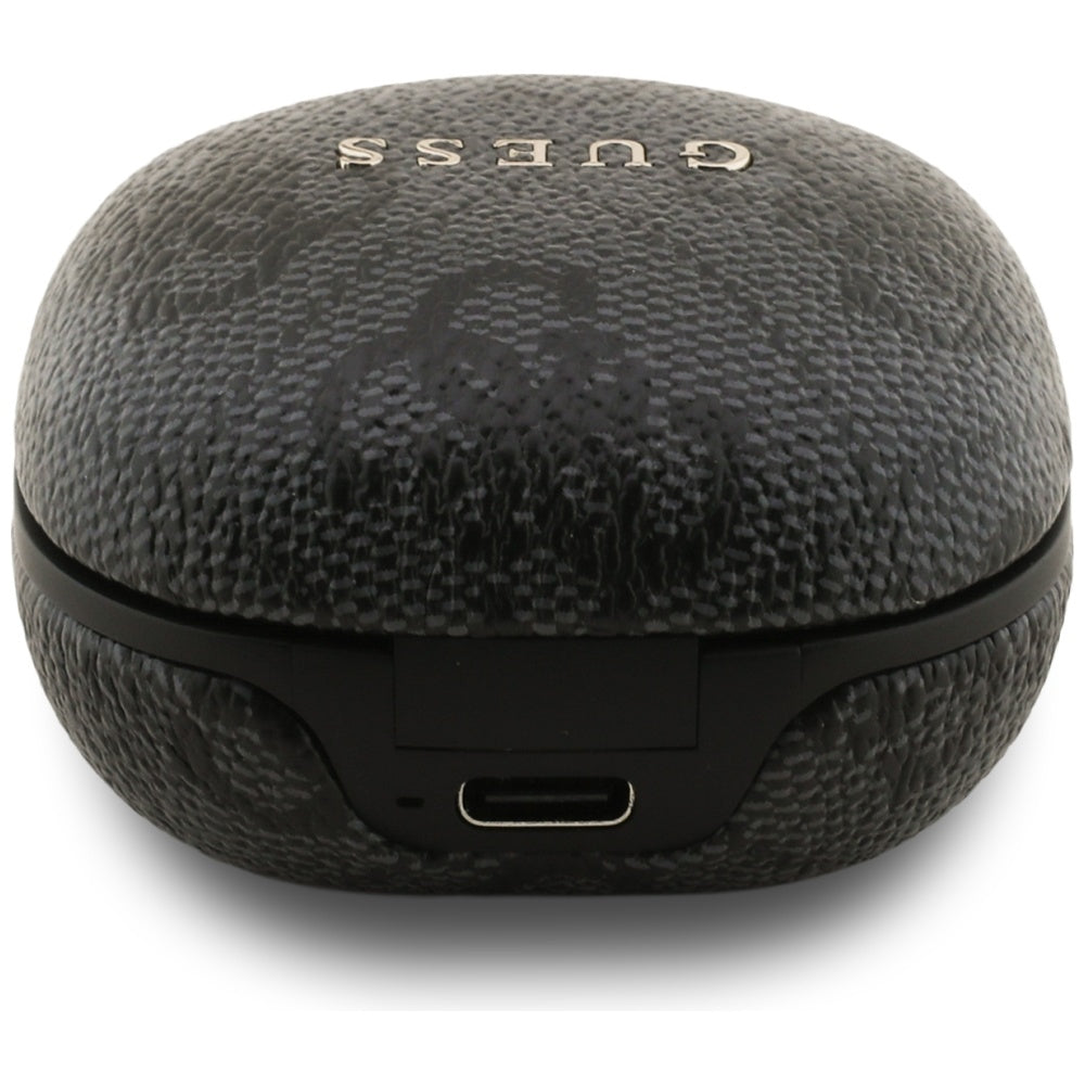 Auricolare Bluetooth Guess 4G Classic Metal Logo, TWS, Nero