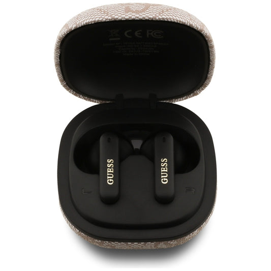 Auricolari Bluetooth Guess 4G Classic Metal Logo, TWS, Rosa