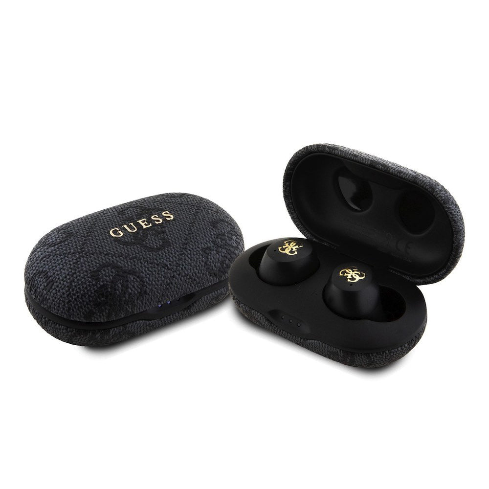 Auricolari Bluetooth Guess 4G Metal, TWS, Nero