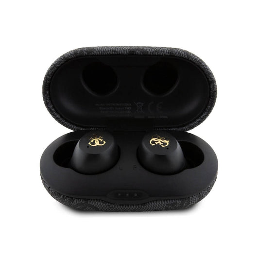Auricolari Bluetooth Guess 4G Metal, TWS, Nero
