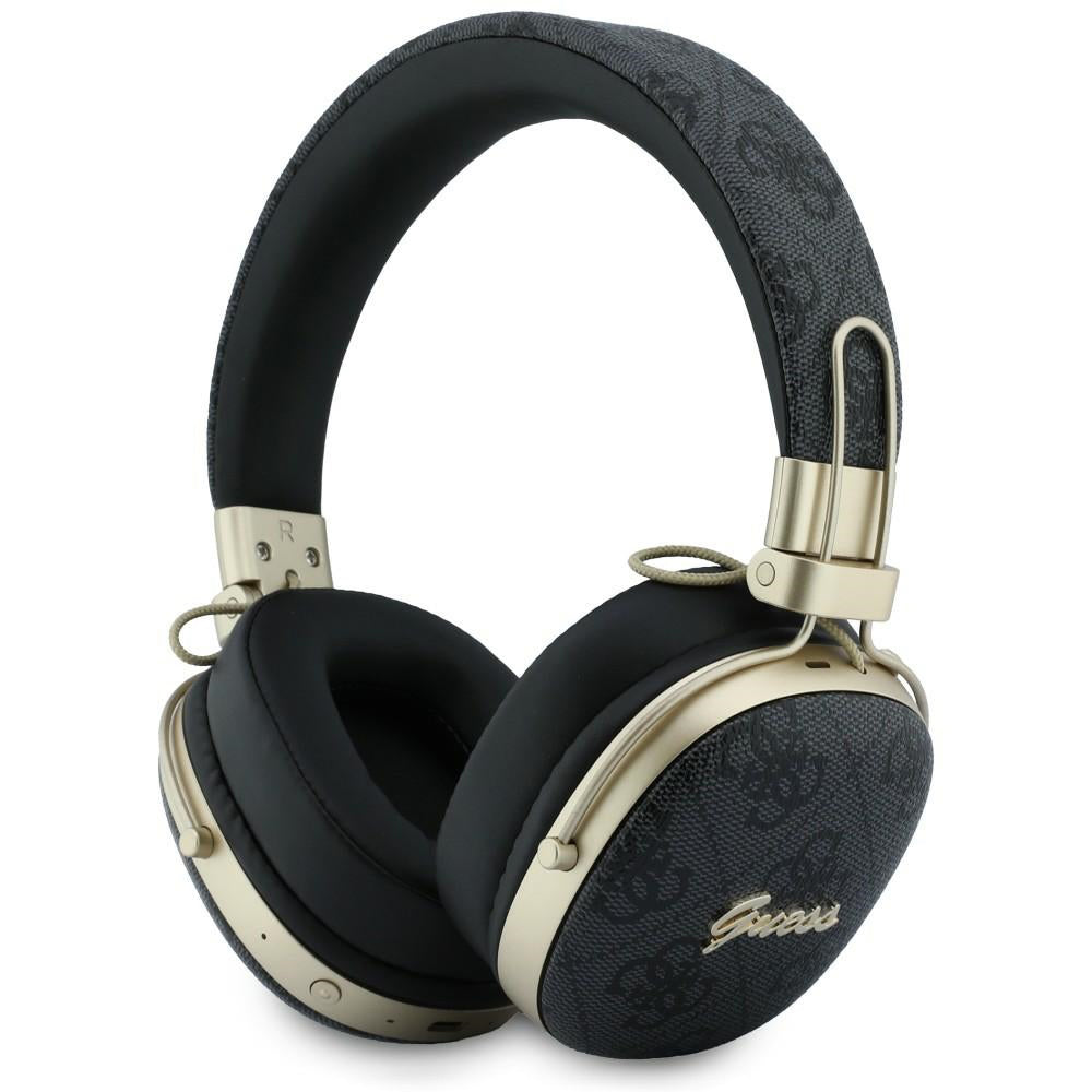 Auricolari Bluetooth Guess Metal 4G Script Logo, A2DP, Nero