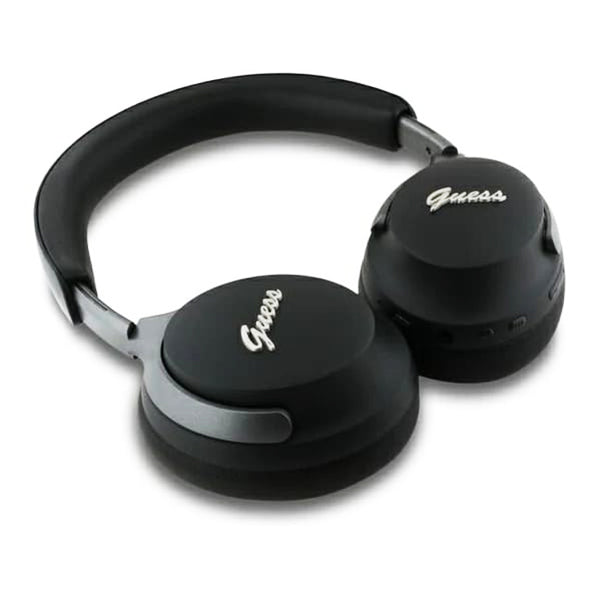 Auricolare Bluetooth Guess Metal Script Logo, A2DP, ANC, Nero