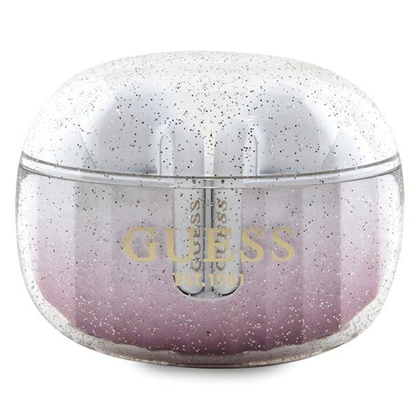 Auricolari Bluetooth Guess, TWS, Rosa
