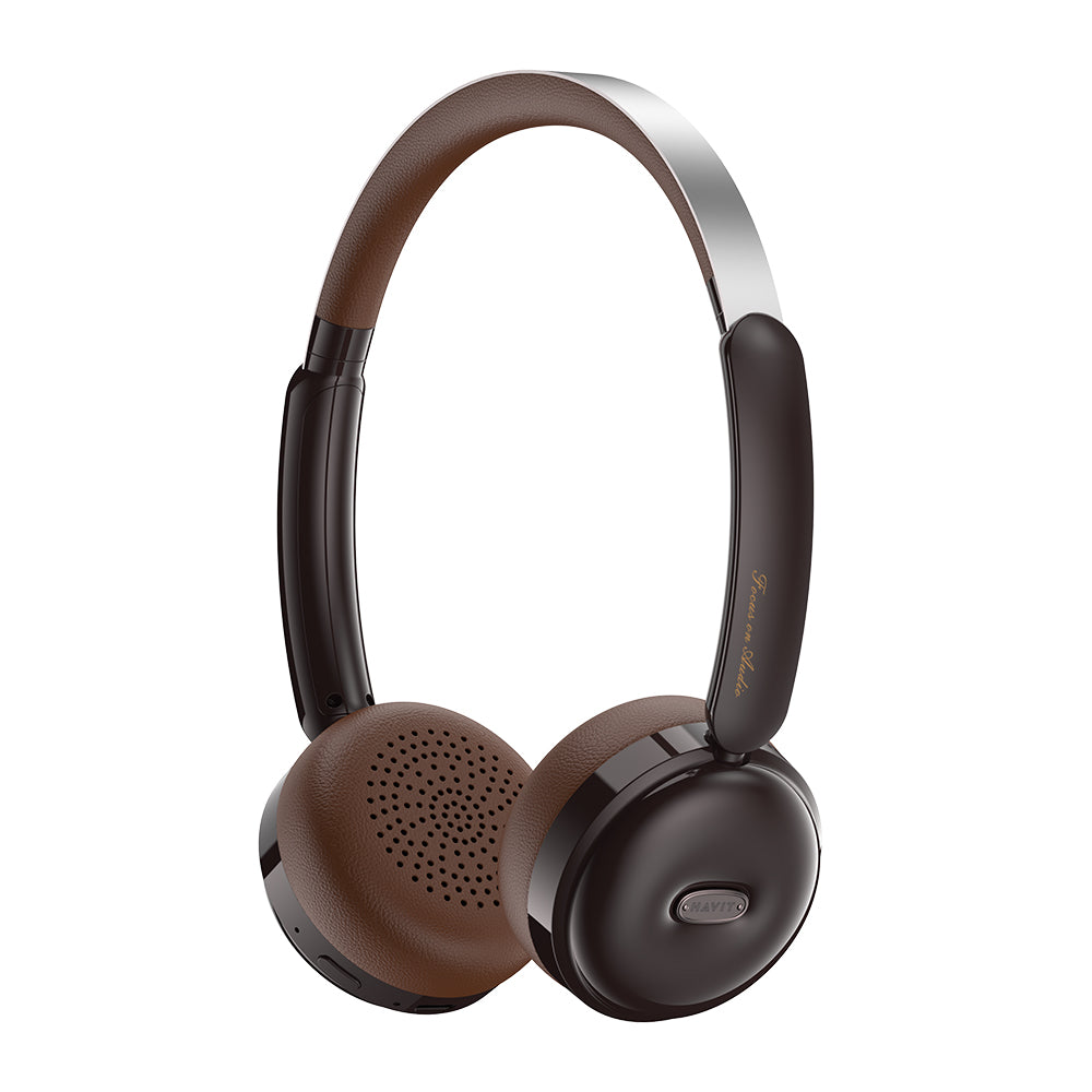 Auricolare Bluetooth HAVIT H616BT, A2DP, Marrone