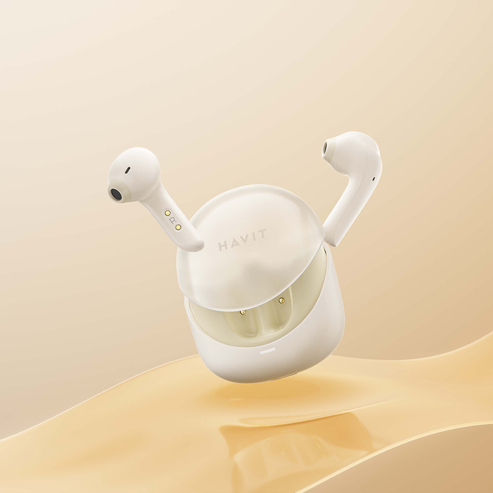 Auricolari Bluetooth HAVIT Modern Buds TW974, TWS, Beige