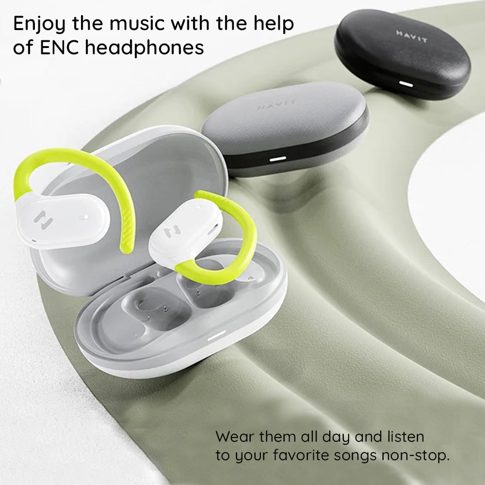 Auricolari Bluetooth HAVIT OWS915, TWS, Nero