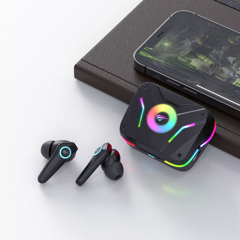 Auricolare Bluetooth HAVIT TW952 PRO RGB, TWS, Nero