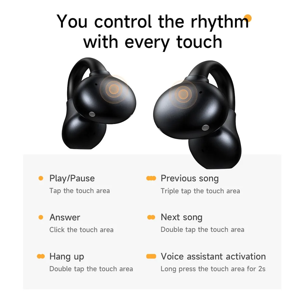 Auricolare Bluetooth HOCO EA8, TWS, Bianco