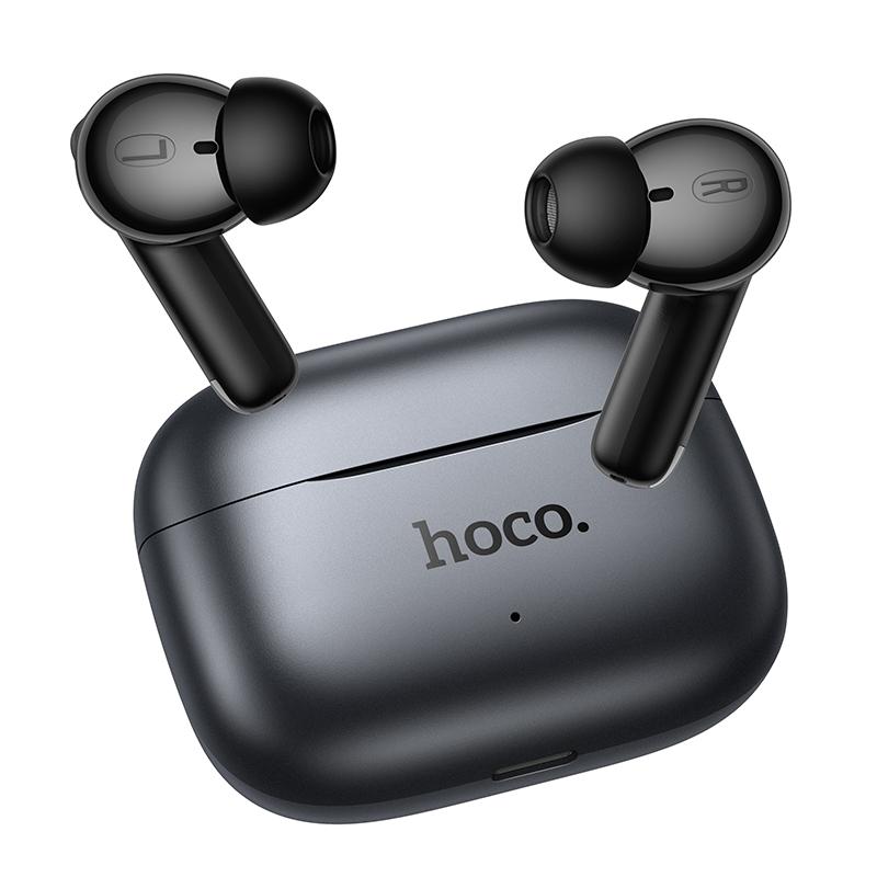 Auricolare Bluetooth HOCO EQ27 AI Translation, TWS, ANC, Grigio